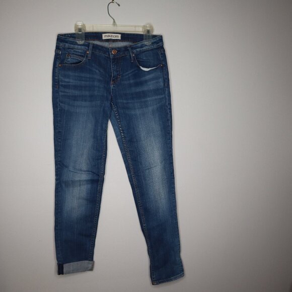 Maurices True Blue Skinny Fit Jeans, 99% Cotton, Size 29 - Picture 1 of 4